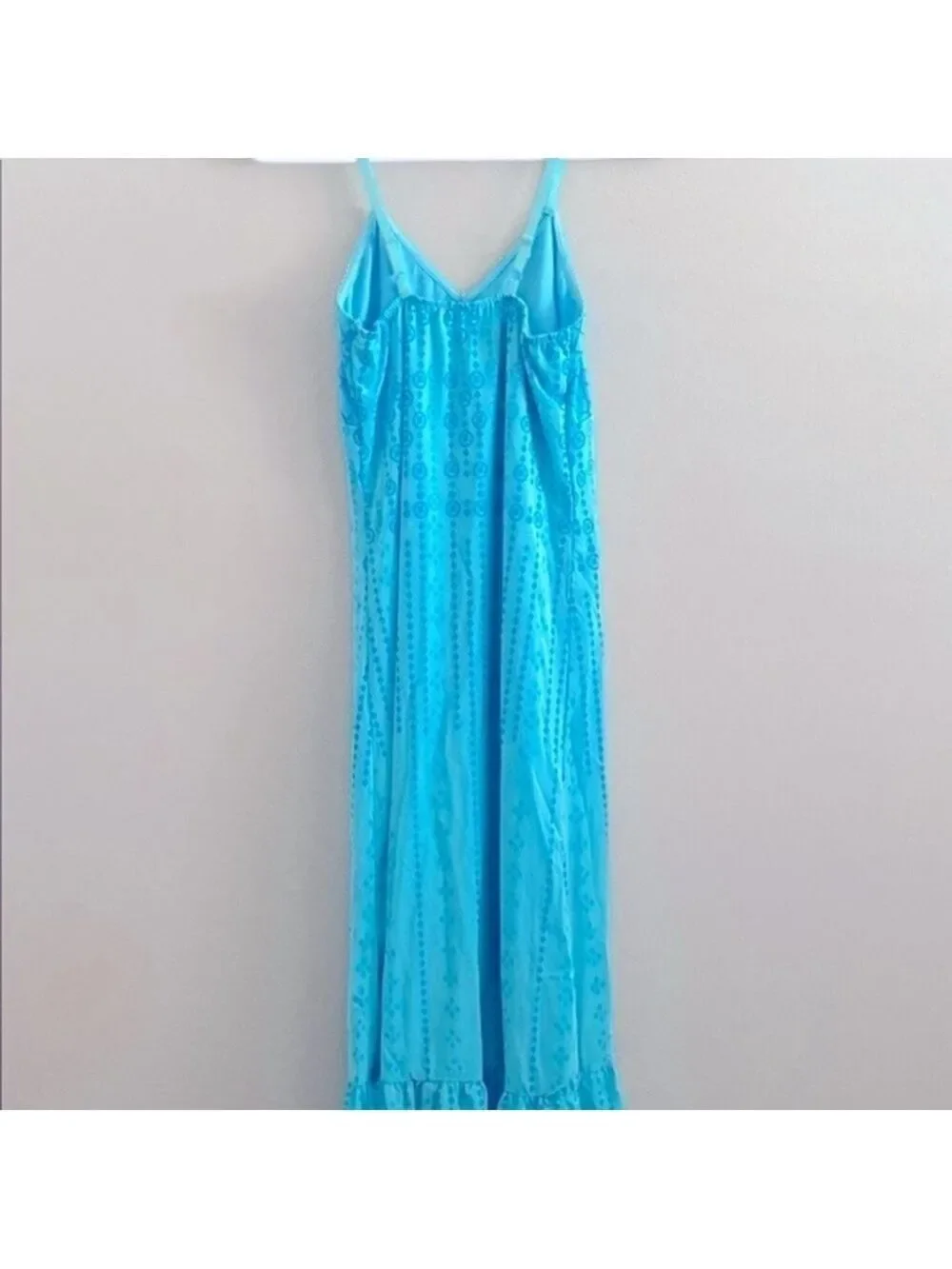 Y2K vintage Abercrombie & Fitch turquoise maxi dress